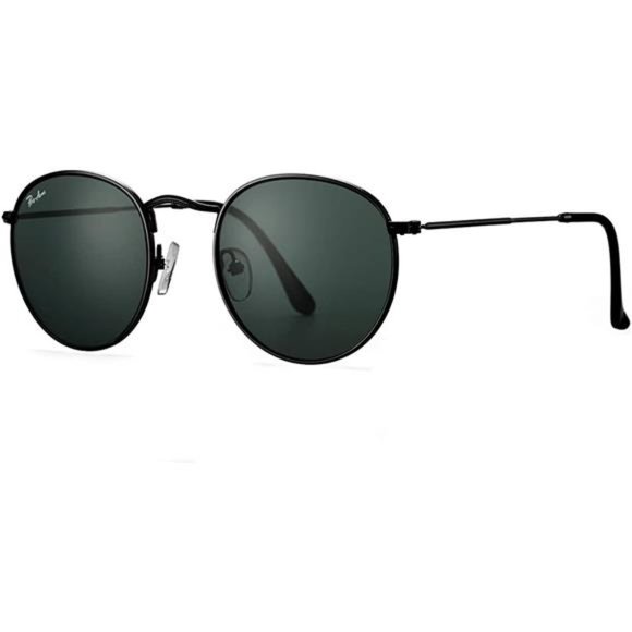 Accessories Small Round Sunglasses For Men Classic Crystal Glass Lens